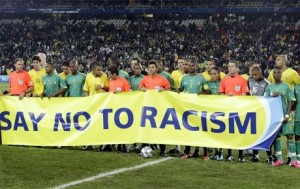 Say not racismo futbol