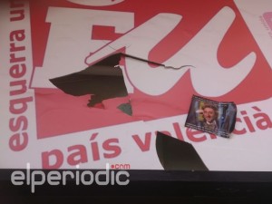 EU denuncia el ataque ultra contra su sede castellonense